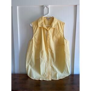 Woman Within 18-20 yellow tank